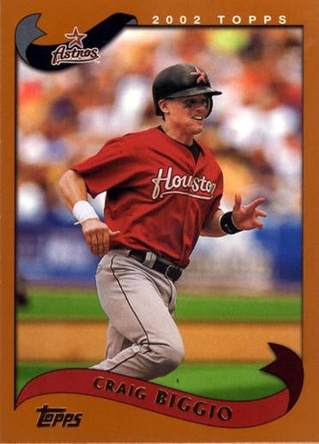 #188 Craig Biggio - Houston Astros - 2002 Topps Baseball