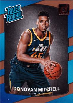 #188 Donovan Mitchell - Utah Jazz - 2017-18 Donruss Basketball