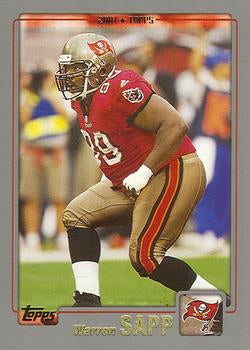 #188 Warren Sapp - Tampa Bay Buccaneers - 2001 Topps Football