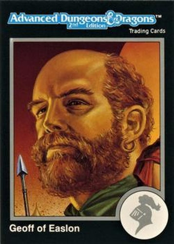 #188 Geoff of Easlon - 1991 TSR Advanced Dungeons & Dragons - Silver