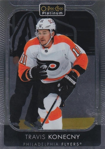 #188 Travis Konecny - Philadelphia Flyers - 2021-22 O-Pee-Chee Platinum Hockey