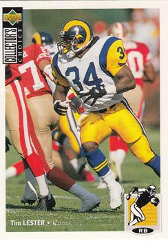 #188 Tim Lester - Los Angeles Rams - 1994 Collector's Choice Football