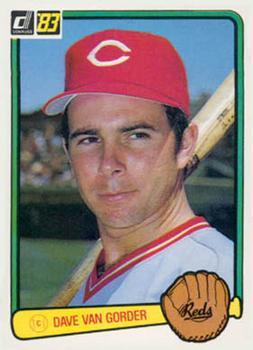 #188 Dave Van Gorder - Cincinnati Reds - 1983 Donruss Baseball