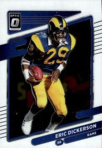 #188 Eric Dickerson - Los Angeles Rams - 2021 Donruss Optic Football