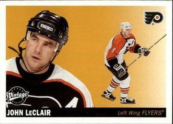 #188 John LeClair - Philadelphia Flyers - 2002-03 Upper Deck Vintage Hockey