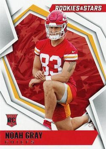 #188 Noah Gray - Kansas City Chiefs - 2021 Panini Rookies & Stars Football