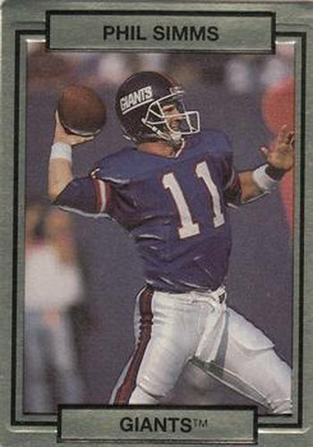 #188 Phil Simms - New York Giants - 1990 Action Packed Football