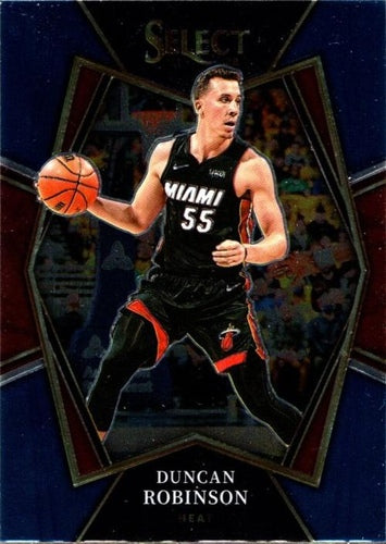 #188 Duncan Robinson - Miami Heat - 2021-22 Panini Select - Blue Basketball