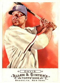 #188 Chris Davis - Texas Rangers - 2009 Topps Allen & Ginter Baseball