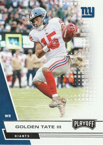 #188 Golden Tate III - New York Giants - 2020 Panini Playoff Football
