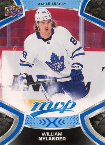 #188 William Nylander - Toronto Maple Leafs - 2021-22 Upper Deck MVP - Blue Hockey