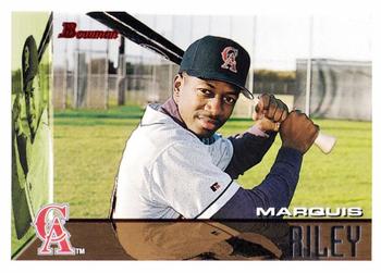 #188 Marquis Riley - California Angels - 1995 Bowman Baseball