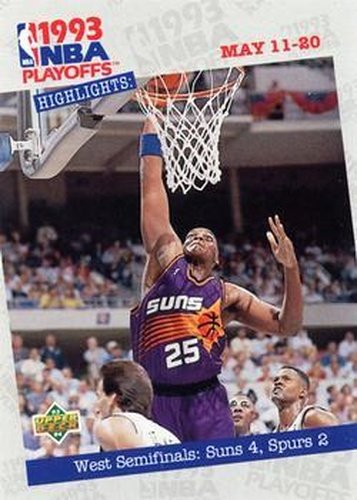 #188 West Semifinals: Suns 4, Spurs 2 - Phoenix Suns / San Antonio Spurs - 1993-94 Upper Deck Basketball