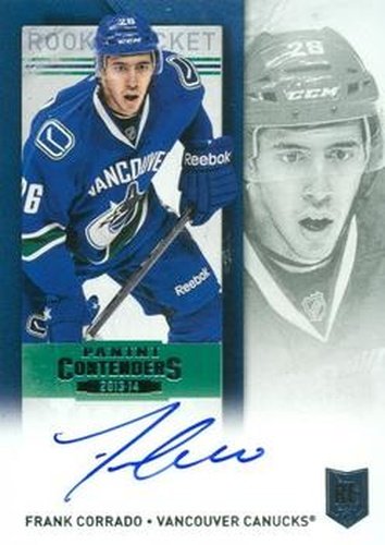 #188 Frank Corrado - Vancouver Canucks - 2013-14 Panini Contenders Hockey