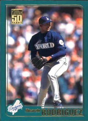 #T188 Ricardo Rodriguez - Los Angeles Dodgers - 2001 Topps Traded & Rookies Baseball