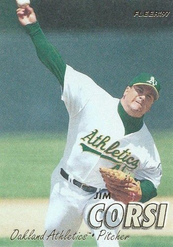 #188 Jim Corsi - Oakland Athletics - 1997 Fleer Baseball