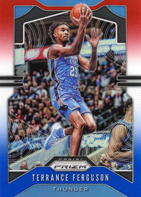 #188 Terrance Ferguson - Oklahoma City Thunder - 2019-20 Panini Prizm - Prizms Red White and Blue Basketball