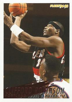 #188 Clifford Robinson - Portland Trail Blazers - 1994-95 Fleer Basketball