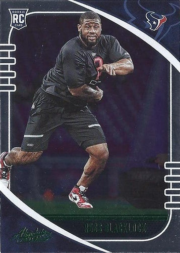 #189 Ross Blacklock - Houston Texans - 2020 Panini Absolute - Green Football