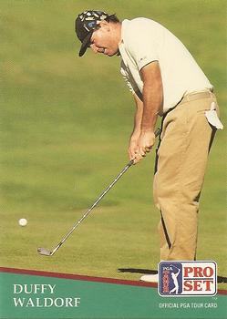 #189 Duffy Waldorf - 1991 Pro Set PGA Tour Golf