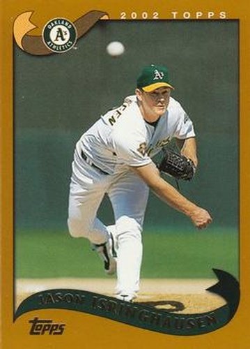 #189 Jason Isringhausen - Oakland Athletics - 2002 Topps Baseball