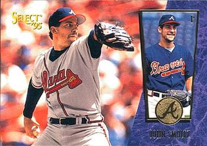 #189 John Smoltz - Atlanta Braves - 1995 Select Baseball