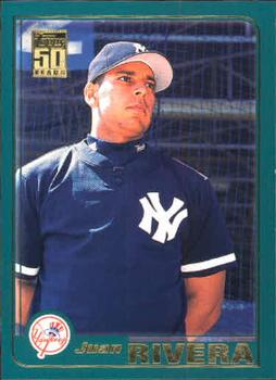 #T189 Juan Rivera - New York Yankees - 2001 Topps Traded & Rookies Baseball