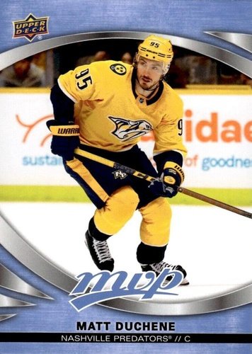 #189 Matt Duchene - Nashville Predators - 2023-24 Upper Deck MVP - Ice Battles Hockey