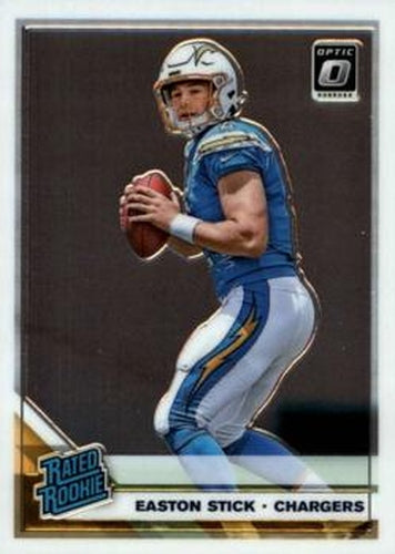 #189 Easton Stick - Los Angeles Chargers - 2019 Donruss Optic Football