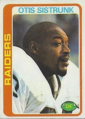 #189 Otis Sistrunk - Oakland Raiders - 1978 Topps Football