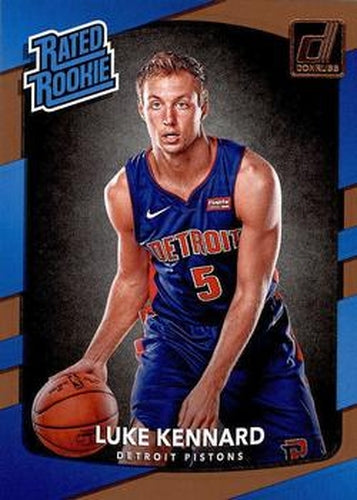 #189 Luke Kennard - Detroit Pistons - 2017-18 Donruss Basketball