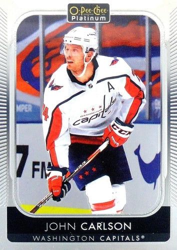 #189 John Carlson - Washington Capitals - 2021-22 O-Pee-Chee Platinum Hockey