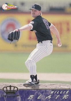 #189 Willie Blair - Colorado Rockies - 1994 Pacific Baseball