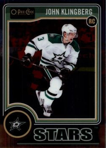 #189 John Klingberg - Dallas Stars - 2014-15 O-Pee-Chee Platinum Hockey