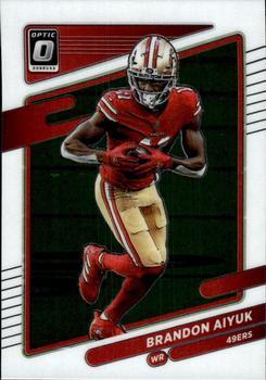 #189 Brandon Aiyuk - San Francisco 49ers - 2021 Donruss Optic Football