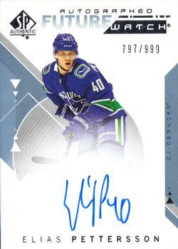 #189 Elias Pettersson - Vancouver Canucks - 2018-19 SP Authentic Hockey