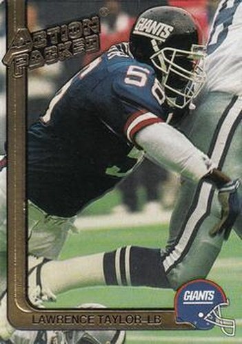 #189 Lawrence Taylor - New York Giants - 1991 Action Packed Football