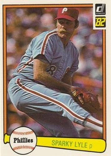 #189 Sparky Lyle - Philadelphia Phillies - 1982 Donruss Baseball
