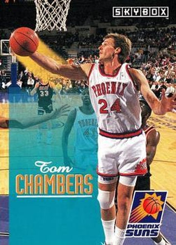 #189 Tom Chambers - Phoenix Suns - 1992-93 SkyBox Basketball