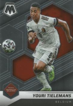 #189 Youri Tielemans - Belgium - 2021-22 Panini Mosaic Road to FIFA World Cup Soccer