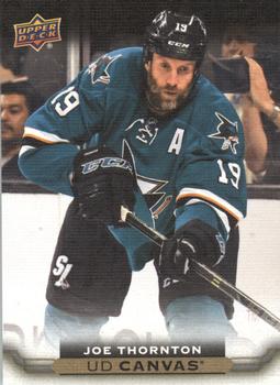 #C189 Joe Thornton - San Jose Sharks - 2015-16 Upper Deck - UD Canvas Hockey
