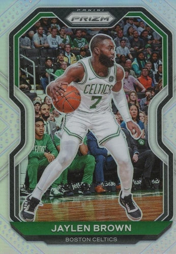 #189 Jaylen Brown - Boston Celtics - 2020-21 Panini Prizm - Silver Prizms Basketball