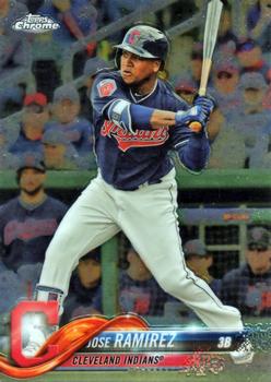 #189 Jose Ramirez - Cleveland Indians - 2018 Topps Chrome Baseball