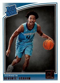 #189 Devonte' Graham - Charlotte Hornets - 2018-19 Donruss Basketball