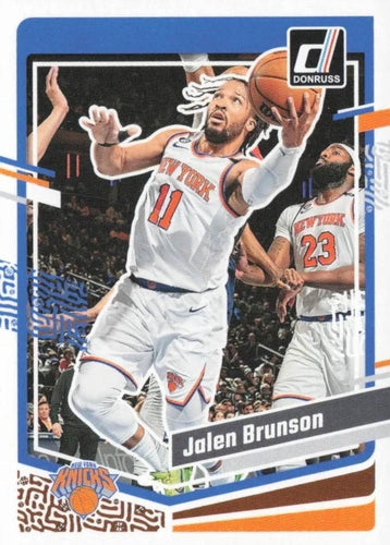 #189 Jalen Brunson - New York Knicks - 2023-24 Donruss Basketball