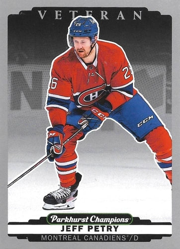 #189 Jeff Petry - Montreal Canadiens - 2022-23 Parkhurst Champions - Silver Hockey