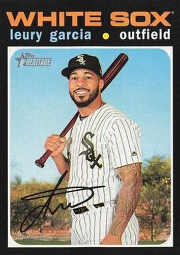 #189 Leury Garcia - Chicago White Sox - 2020 Topps Heritage Baseball