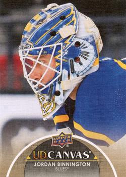 #C189 Jordan Binnington - St. Louis Blues - 2021-22 Upper Deck - UD Canvas Hockey