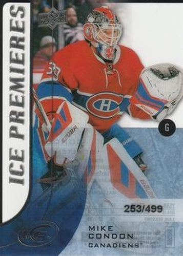 #189 - Mike Condon - Montreal Canadiens - 2015-16 Upper Deck Ice Hockey