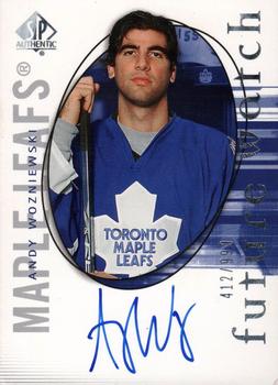 #189 Andy Wozniewski - Toronto Maple Leafs - 2005-06 SP Authentic Hockey